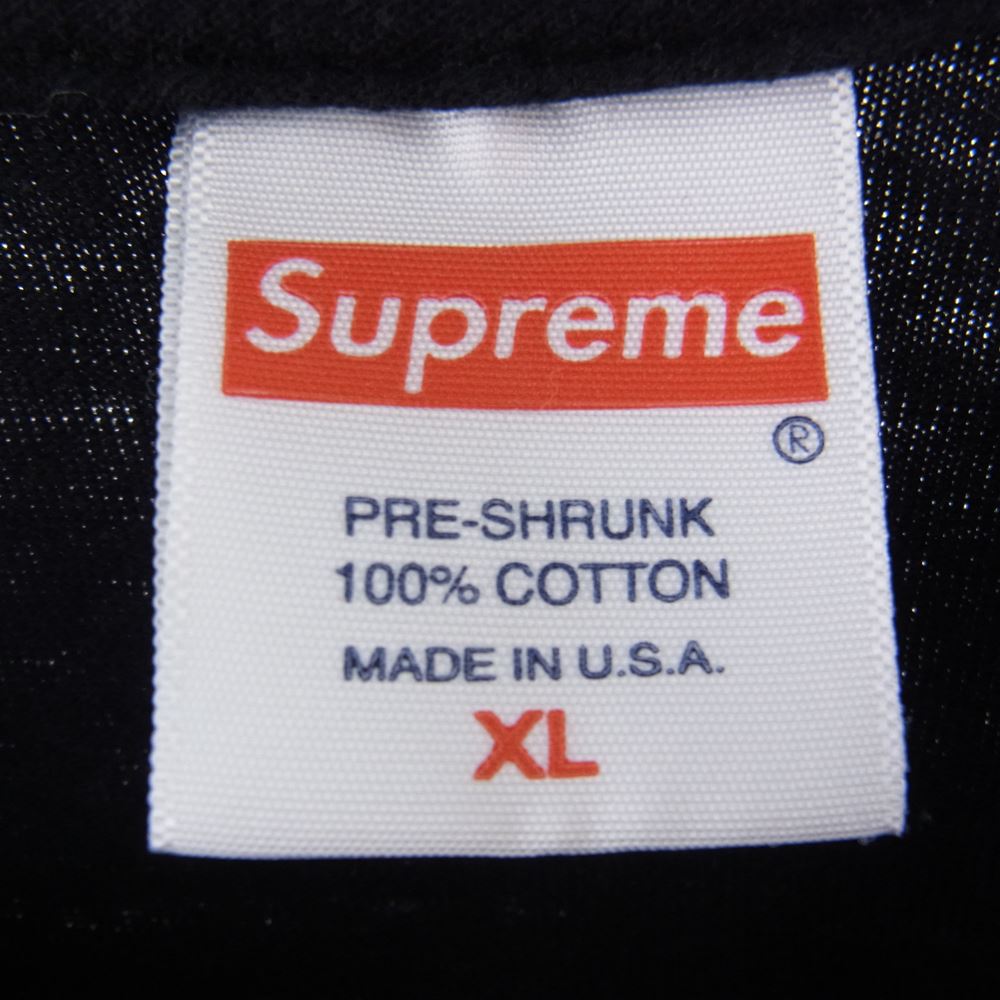 Supreme シュプリーム 21SS  Nuova York Tee ヌオーヴァヨークプリント TEE 半袖 Tシャツ ブラック系 XL【中古】