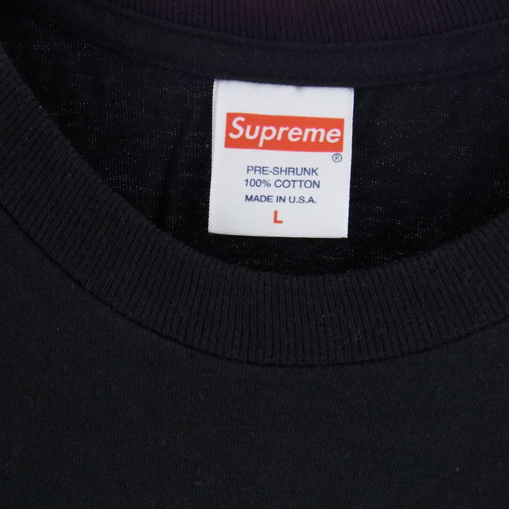 Supreme シュプリーム 19AW  Aguila tee アギラ プリント TEE 半袖 Tシャツ ブラック系 L【中古】