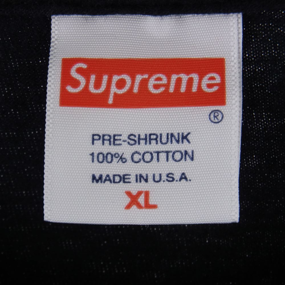 Supreme シュプリーム 20SS  Black Cat Tee ブラックキャットプリント TEE 半袖 Tシャツ ブラック系 XL【中古】