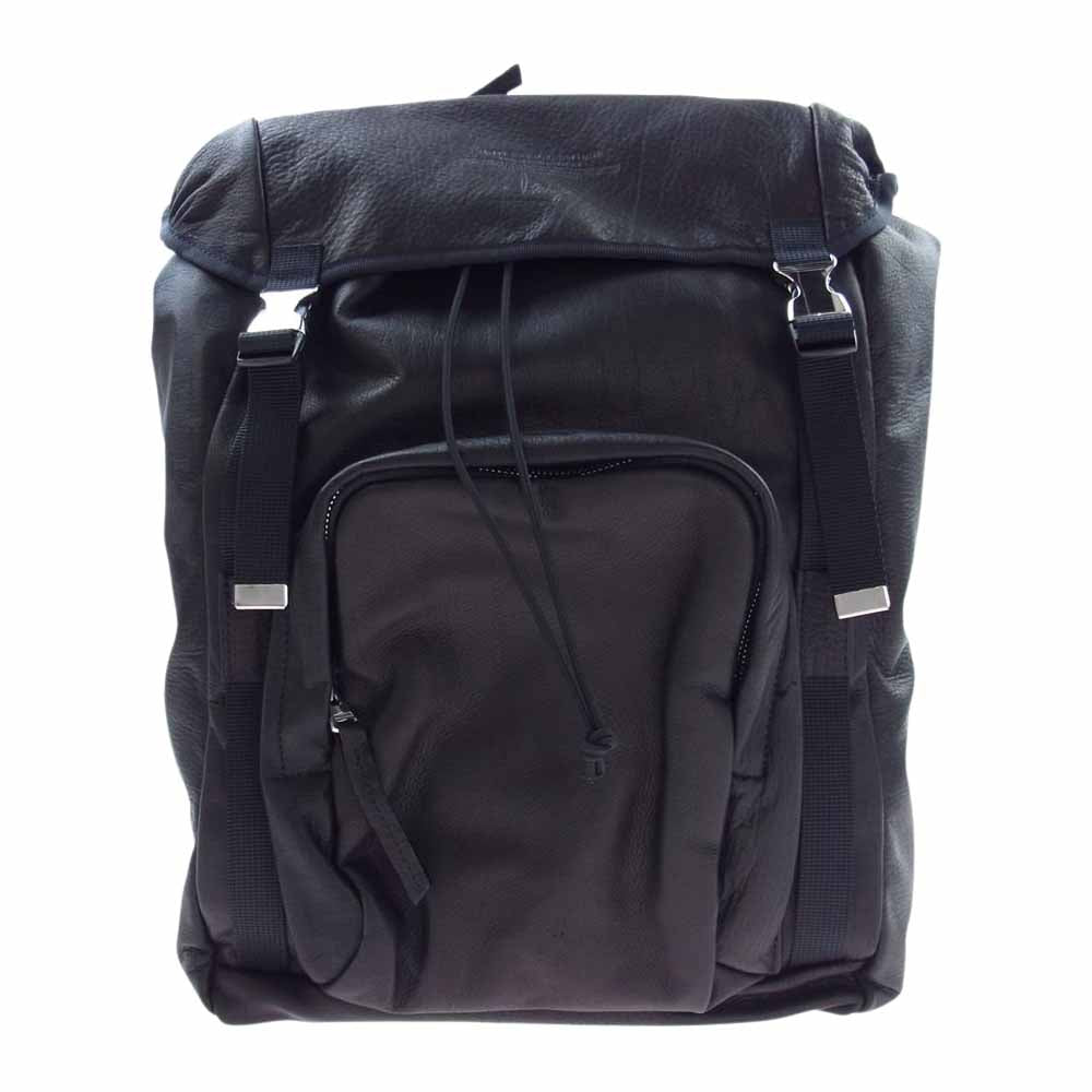 ISAMUKATAYAMA BACKLASH イサムカタヤマバックラッシュ 235-01 ジャパンステアレザー PATTEIENCE リュックサック バックパック ブラック系【新古品】【未使用】【中古】