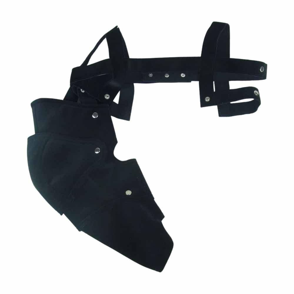 COMME des GARCONS コムデギャルソン 本ライン GR-K807 ベロア アームアーマー ハーネス ブラック系 S【中古】