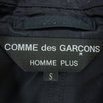 COMME des GARCONS HOMME PLUS コムデギャルソンオムプリュス 22SS 花の存在期 PI-J052 oversized cupro blazer バックローズ プリント キュプラ オーバーサイズ ジャケット ブラック系 S【中古】