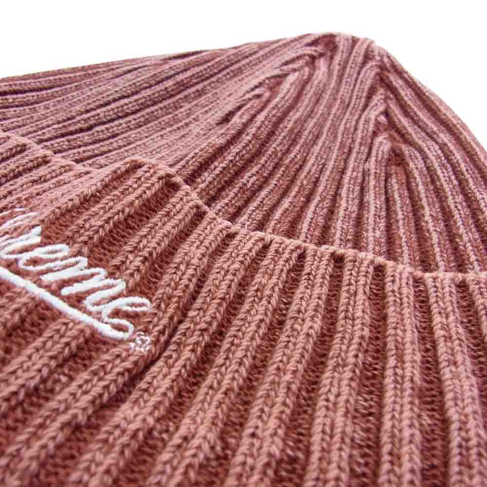 Supreme シュプリーム 21SS Bleached Rib Beanie ブリーチ リブ ビーニー ニット帽 ブラウン系【新古品】【未使用】【中古】