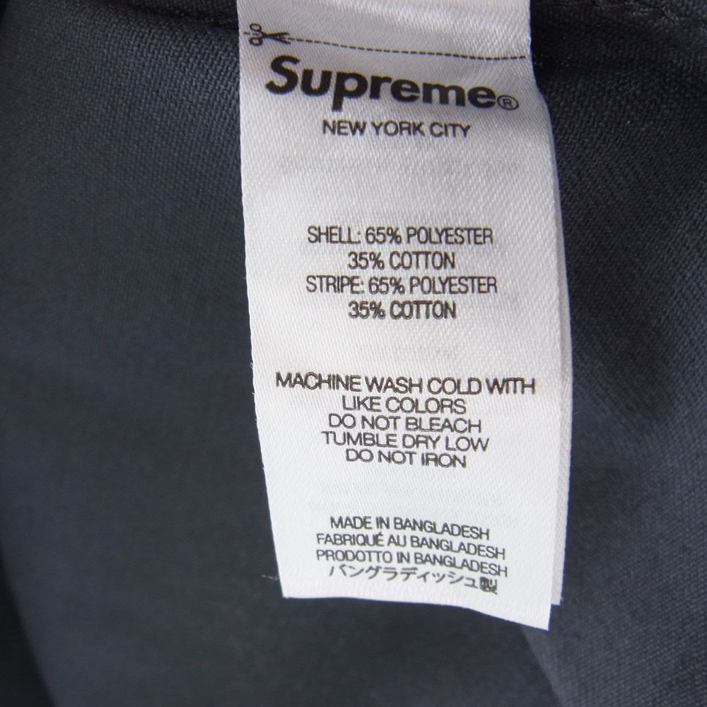 Supreme シュプリーム × Dickies ディッキーズ 22SS Stripe Eisenhower Jacket ストライプ ジャケット ブルゾン グレー系 ブラック系 L【中古】