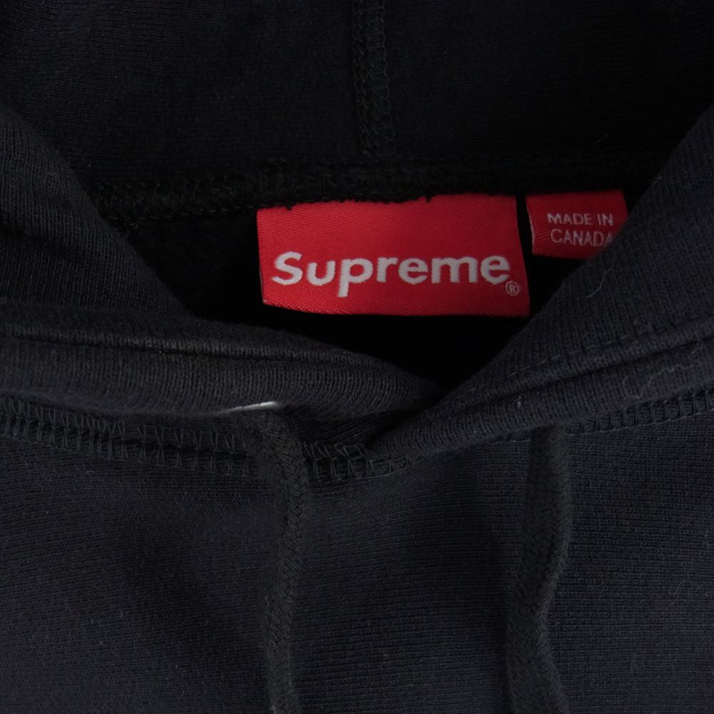 Supreme シュプリーム 19AW Bandana Box Logo Hooded Sweatshirt バンダナ ボックス ロゴ フーディー パーカー  ブラック系 M【中古】