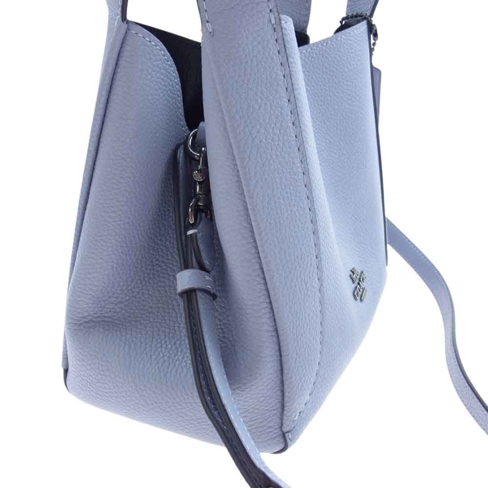 COACH コーチ 78800 ハドリー ホーボー 21 レザー 2WAY ショルダー ハンドバッグ ブルー ブルー系【美品】【中古】