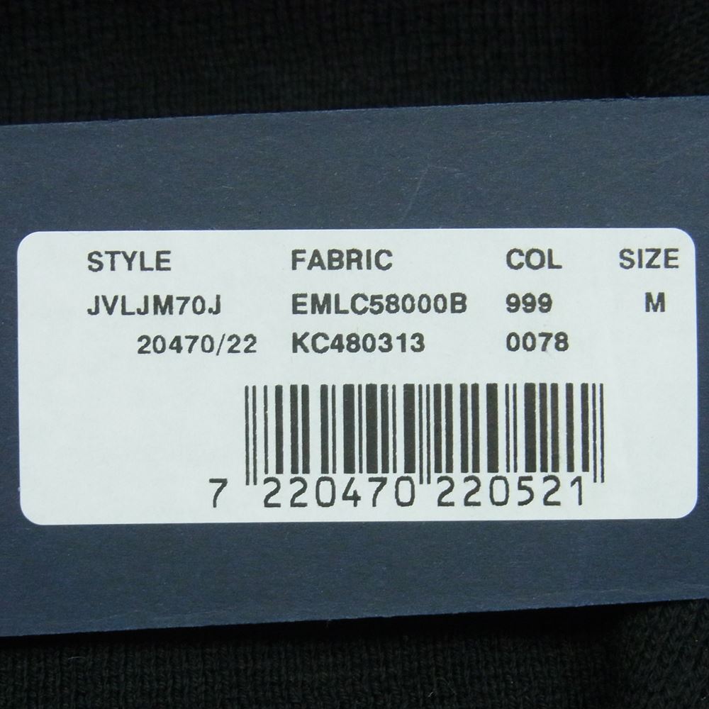 LARDINI ラルディーニ 2116-ALJM70J000 ブートニエール付き  ニット ジャケット イタリア製 ブラック系 M【中古】