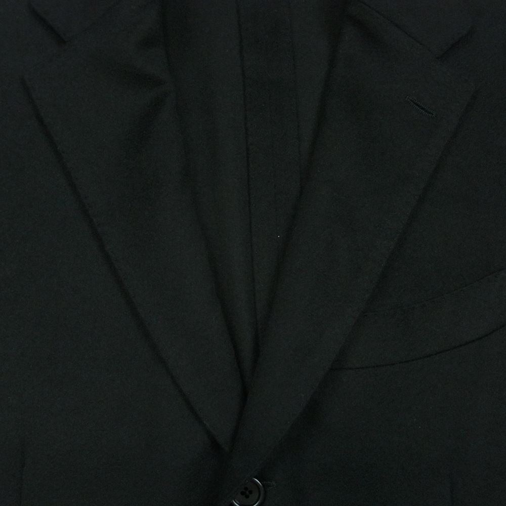 LARDINI ラルディーニ JW6000AQ カシミヤ混 ウール シングル テーラード ジャケット ブラック系 48【美品】【中古】