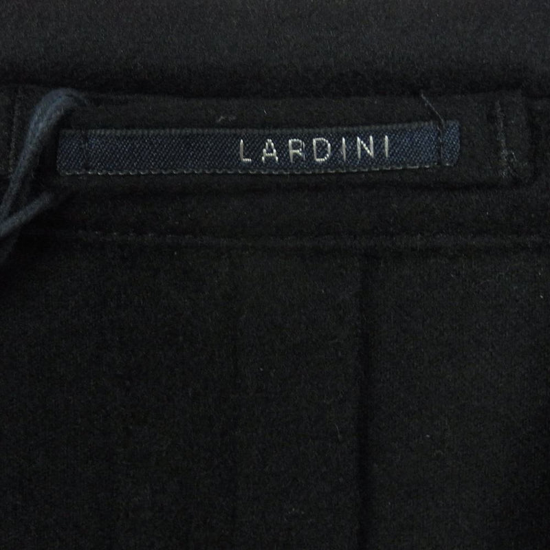 LARDINI ラルディーニ JW6000AQ カシミヤ混 ウール シングル テーラード ジャケット ブラック系 48【美品】【中古】