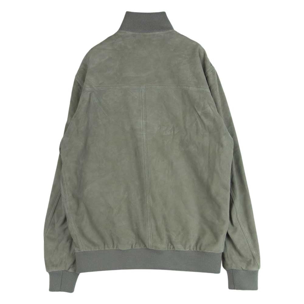 バルスター/ヴァルスター 407A F228 ヴァルスタリーノ ゴートスエード ブルゾン レザー ジャケット イタリア製 グレー系 48【中古】