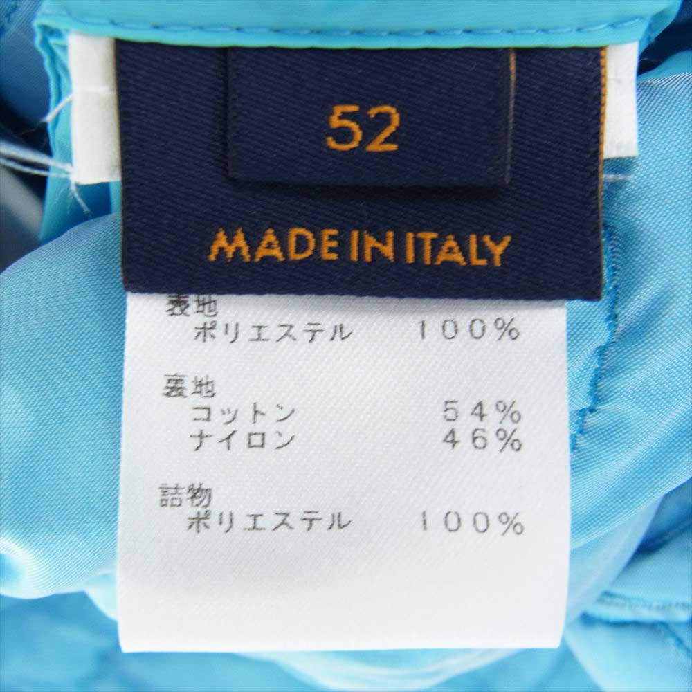LOUIS VUITTON ルイ・ヴィトン 20AW HIB62ETYX MONOGRAM FLOWER JACKET モノグラム フラワー キルティング ナイロン ブルゾン ライトブルー系 52【美品】【中古】