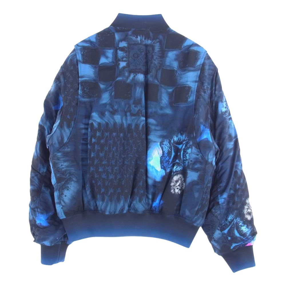 LOUIS VUITTON ルイ・ヴィトン 21AW HLB05EDR2 Solt Print Bomber ソルトプリント 中綿 ボンバー ジャケット 52【極上美品】【中古】