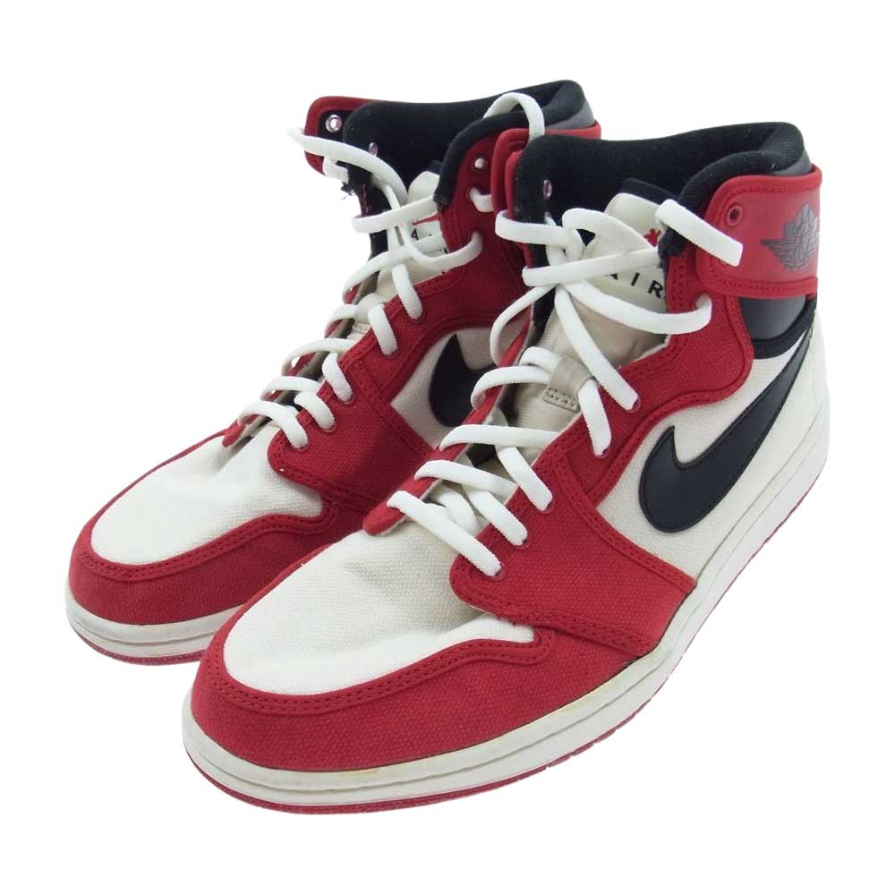 NIKE ナイキ 402297-101 AIR JORDAN 1 エアジョーダン RETRO レトロ KO HI CHICAGO ハイカット スニーカー レッド系 ホワイト系 ブラック系 28cm【中古】