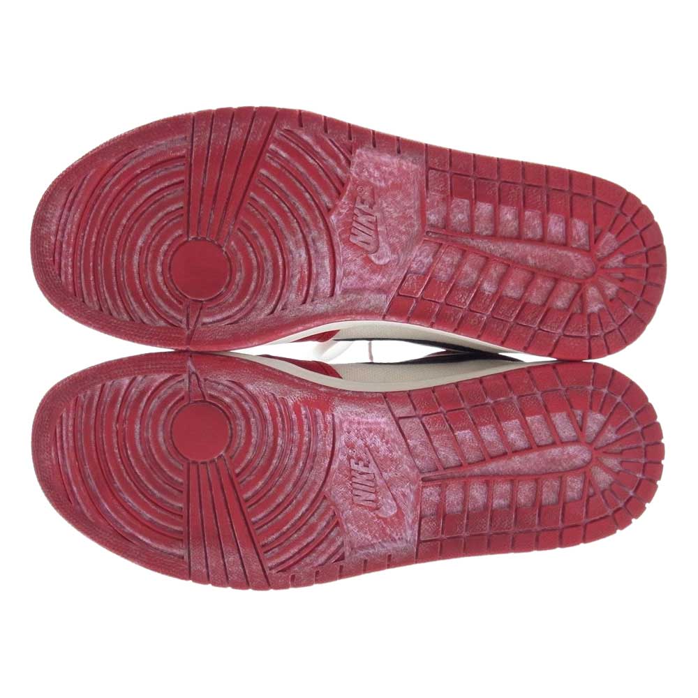 NIKE ナイキ 402297-101 AIR JORDAN 1 エアジョーダン RETRO レトロ KO HI CHICAGO ハイカット スニーカー レッド系 ホワイト系 ブラック系 28cm【中古】