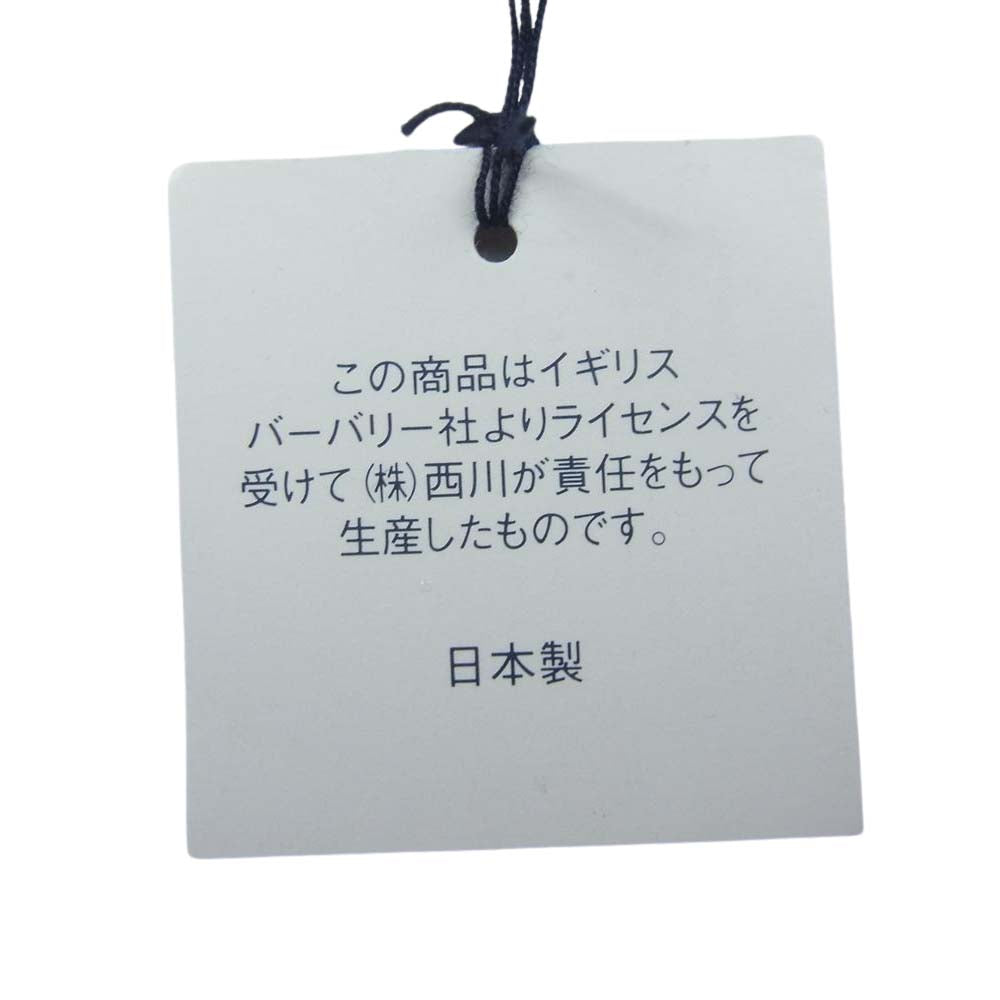 BURBERRY バーバリー WB 5046 BH 54 日本製 西川 レザー クラッチ バッグ ブラウン系【新古品】【未使用】【中古】