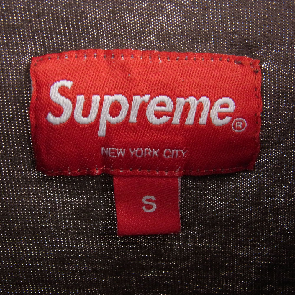 Supreme シュプリーム 22AW Small Box L/S Tee スモールボックスロゴ Tシャツ 長袖 ブラウン系 S【中古】
