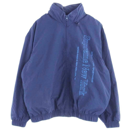 Supreme シュプリーム 20AW side logo track jacket サイドロゴ トラック ジャケット ネイビー系 M【中古】
