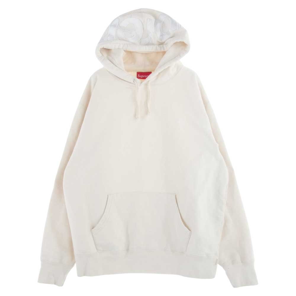 Supreme シュプリーム 21AW Contrast Hooded Sweatshirt フード ロゴ