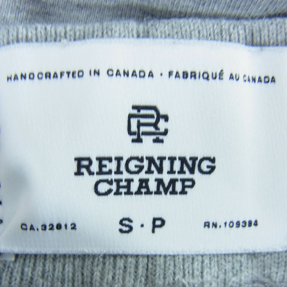REIGNING CHAMP レイニングチャンプ 9920600020 MIDWEIGHT SWEAT PANTS ミッドウェイト スウェット パンツ グレー系 S/P【中古】