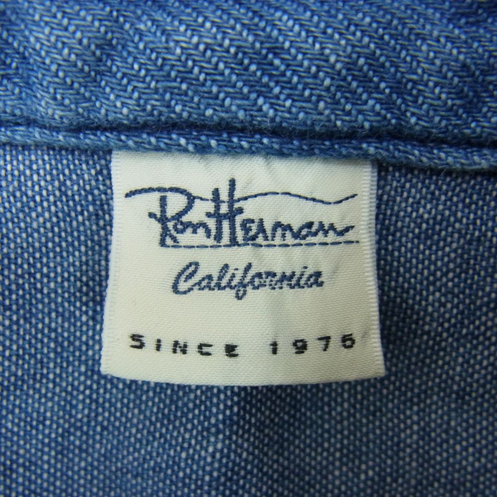 Ron Herman ロンハーマン インディゴ シャンブレー ジャケット インディゴブルー系 M【中古】