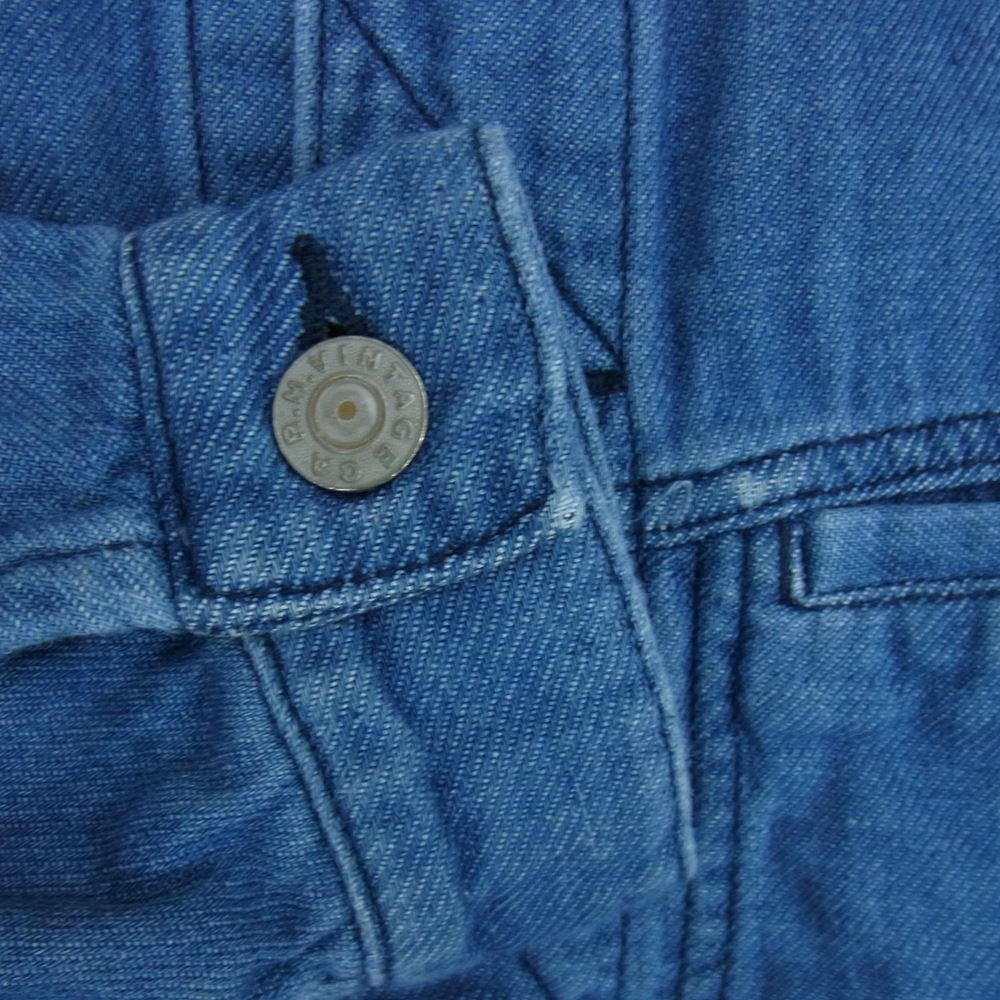 Ron Herman ロンハーマン インディゴ シャンブレー ジャケット インディゴブルー系 M【中古】