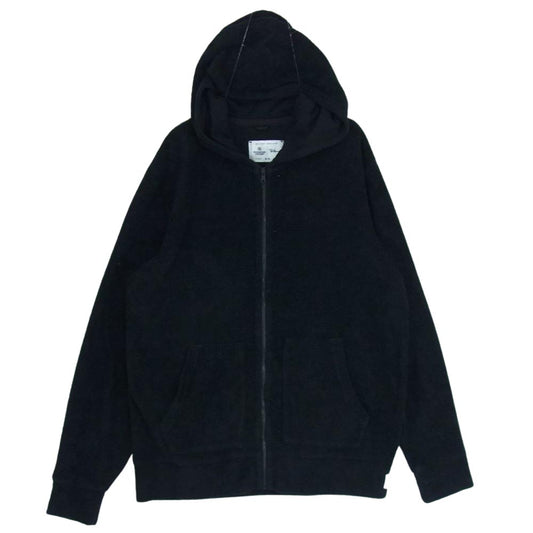 Ron Herman ロンハーマン 2920900120 × REIGNING CHAMP レイニングチャンプ パイル ジップ パーカー フーディー 別注 ブラック系 M/M【中古】