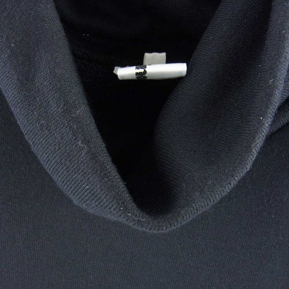 COMME des GARCONS コムデギャルソン noir kei ninomiya ノワールケイニノミヤ 3J-T007 AD2022 ハイネック クロップド フーディ プルオーバー パーカー ブラック系 M【美品】【中古】