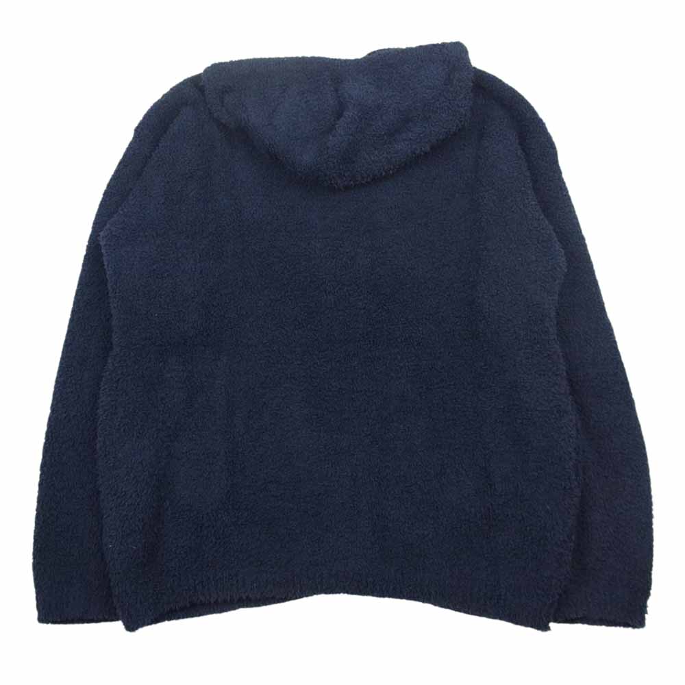 Ron Herman ロンハーマン 9920400143 RH Logo Cozychic Zip Hoodie BAREFOOT DREAMS パイル ジップ パーカー ネイビー系 M【極上美品】【中古】