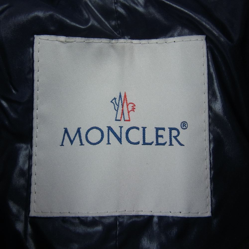 MONCLER モンクレール GENIUS ジーニアス × FRAGMENT フラグメント SWING ステンカラーコート ネイビー系 1【中古】