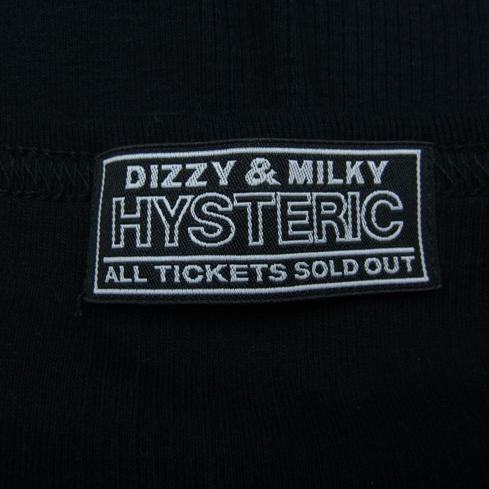 HYSTERIC GLAMOUR ヒステリックグラマー 02231CR03 ノースリーブ タンクトップ フロント ガールプリント ブラック系 F【中古】