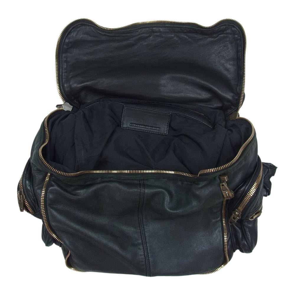 Alexander Wang アレキサンダーワン レザー ショルダー バッグ ブラック系【中古】