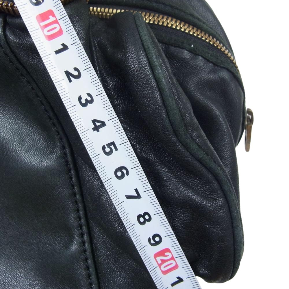 Alexander Wang アレキサンダーワン レザー ショルダー バッグ ブラック系【中古】