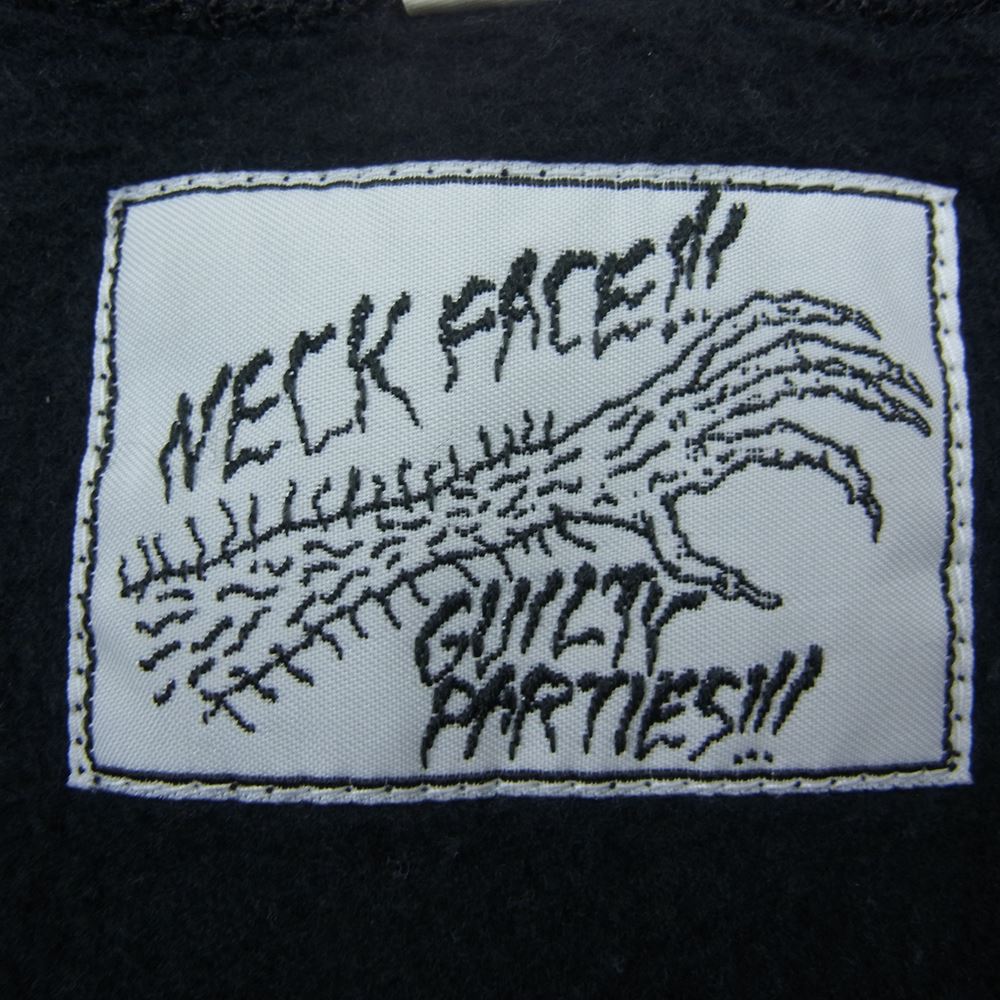 WACKO MARIA ワコマリア × NECKFACE ネックフェイス プリント クルーネック スウェット ブラック系 XL【中古】