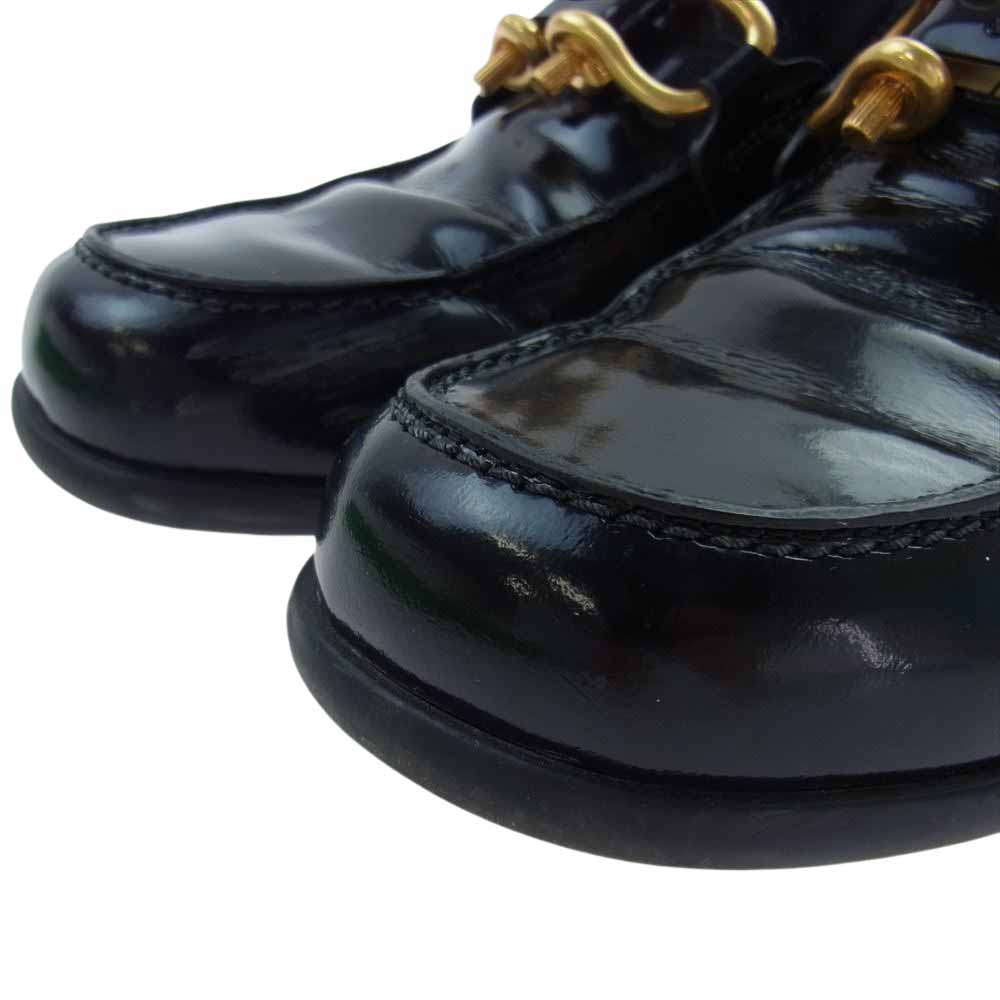 BOTTEGAVENETA ボッテガヴェネタ ムッシュ レザー ローファー シューズ 革靴 ブラック系 39【中古】