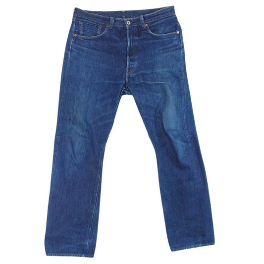 Levi's リーバイス 44501 S501XX 復刻 日本製 大戦モデル 赤耳 デニム パンツ インディゴブルー系 34【中古】