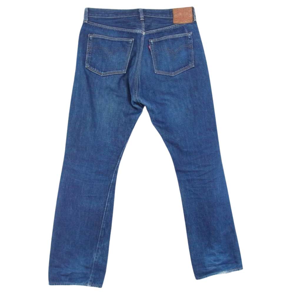 Levi's リーバイス 44501 S501XX 復刻 日本製 大戦モデル 赤耳 デニム パンツ インディゴブルー系 34【中古】