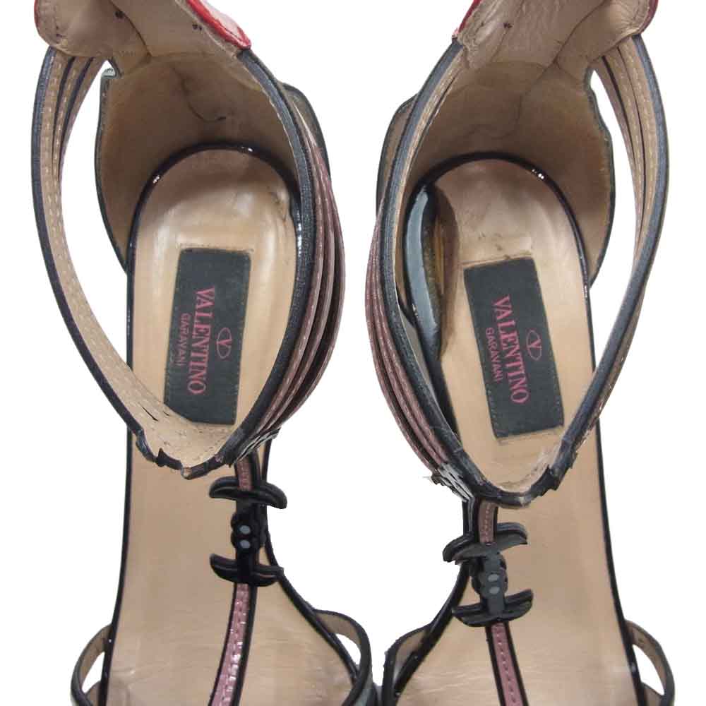VALENTINO ヴァレンティノ ハートブレイク ヒール ピンク系 37【中古】