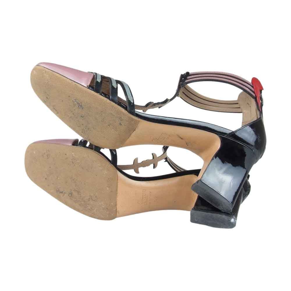 VALENTINO ヴァレンティノ ハートブレイク ヒール ピンク系 37【中古】