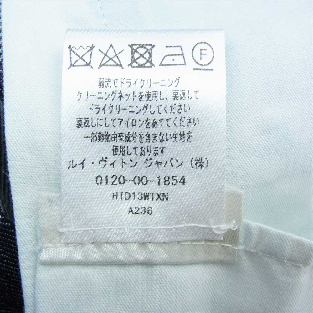 LOUIS VUITTON ルイ・ヴィトン 20SS SLIM DENIM PANT モノグラム パッチ チェーン デニム パンツ ジーンズ  インディゴブルー系 30【極上美品】【中古】