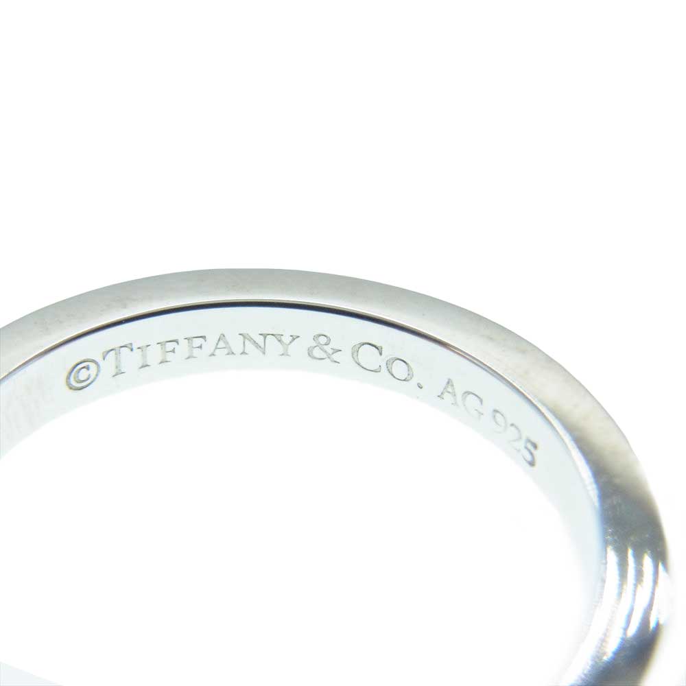 TIFFANY&Co. ティファニー 727 Fifth Avenue New York New York 10022 ノーツ ナローバンド リング SV925 シルバー系 11.5号【中古】