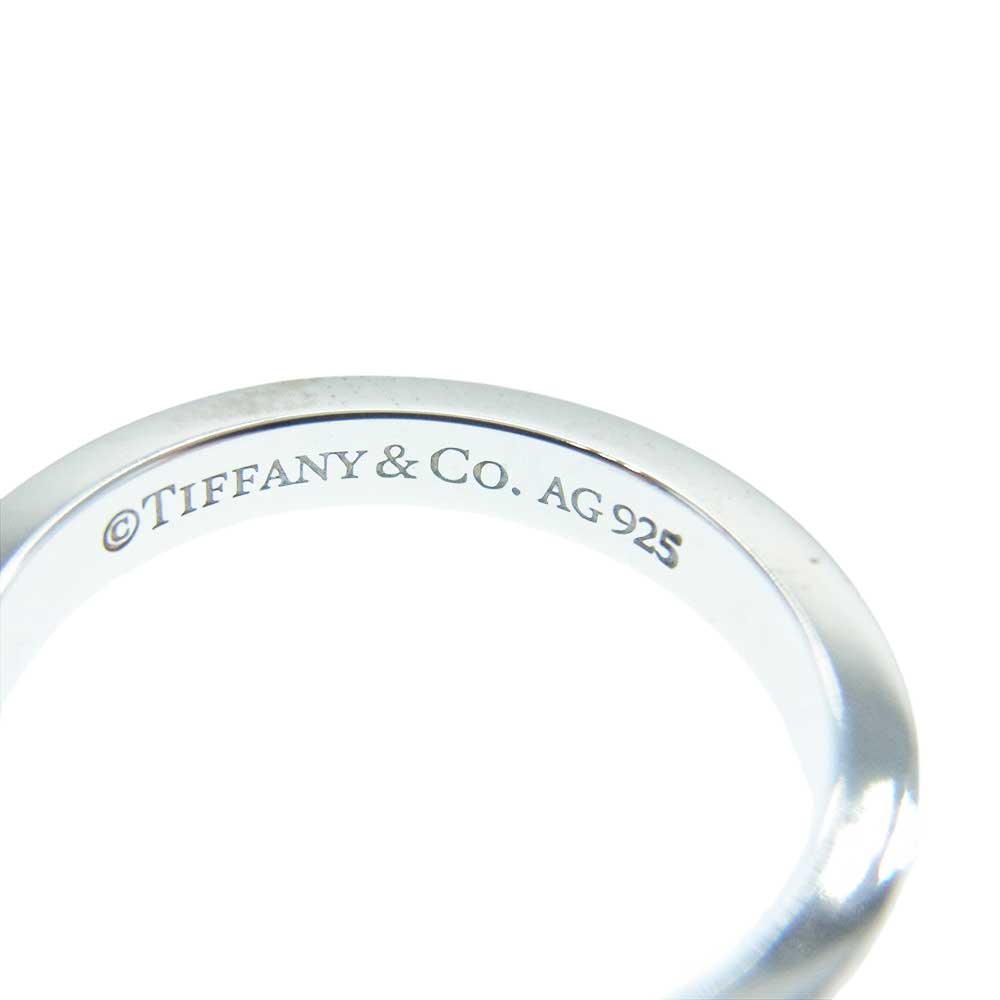 TIFFANY&Co. ティファニー 727 Fifth Avenue New York New York 10022 ノーツ ナローバンド リング SV925 シルバー系 11号【中古】