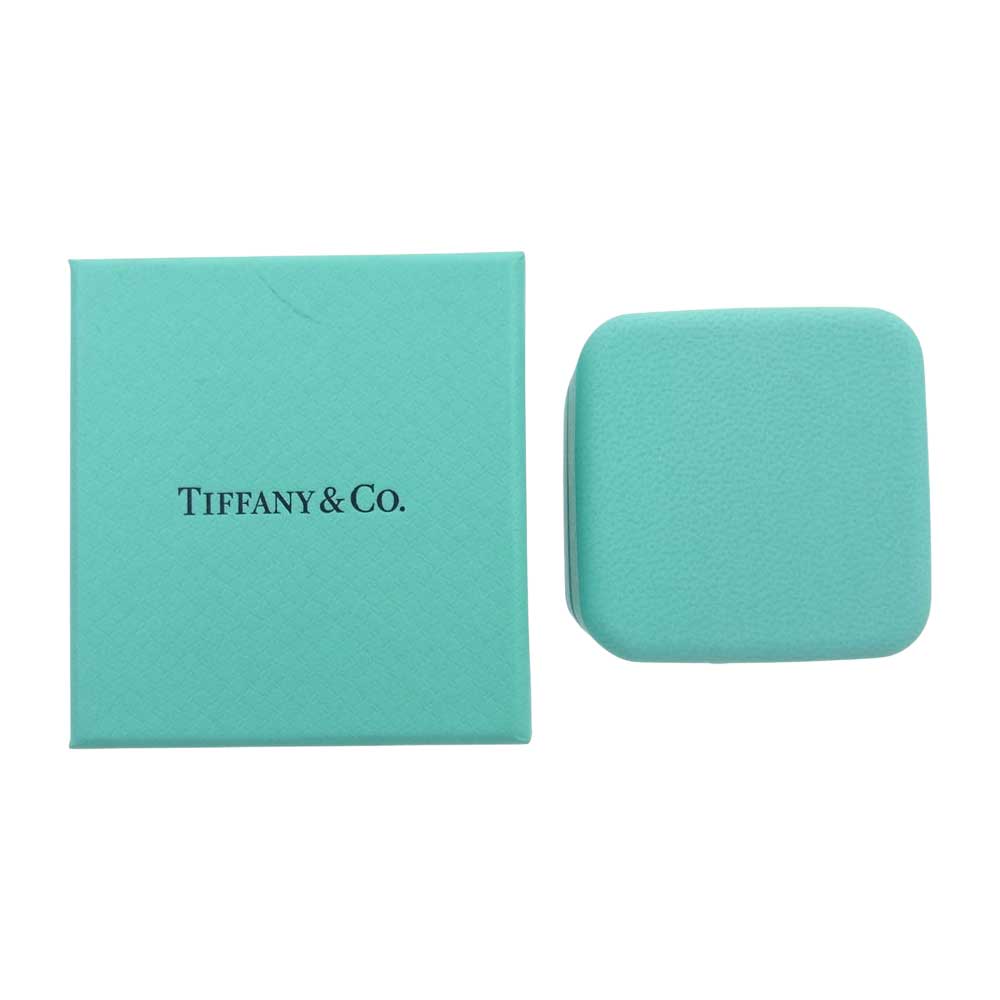 TIFFANY&Co. ティファニー K18PG PT950 クラシック バンド リング シルバー系 ゴールド系 11.5号【中古】