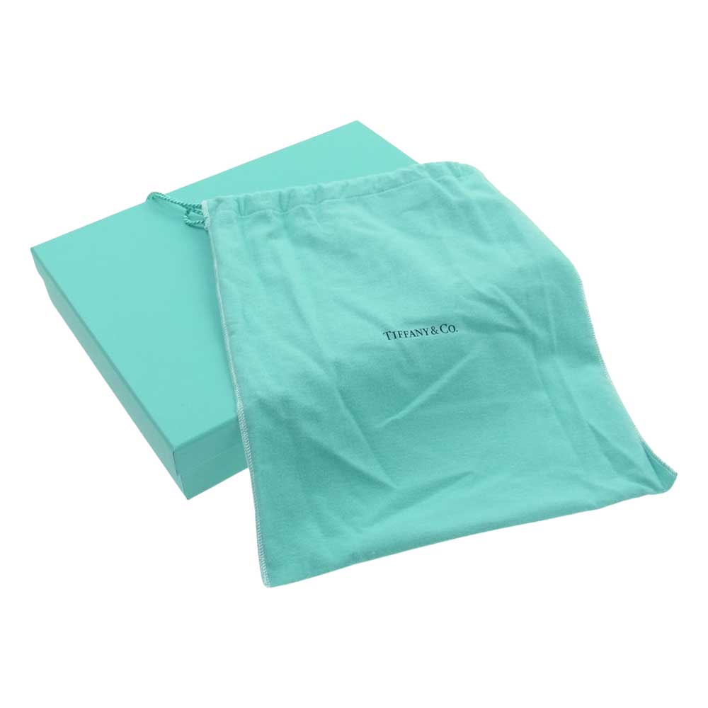 TIFFANY&Co. ティファニー キャットストリート スモール ショッピングトート 2WAY ハンドバッグ ショルダー ライトグリーン系【極上美品】【中古】