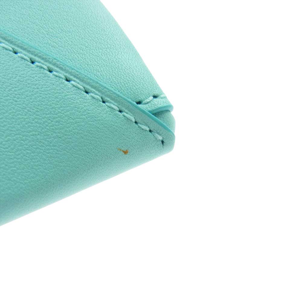 TIFFANY&Co. ティファニー キャットストリート スモール ショッピングトート 2WAY ハンドバッグ ショルダー ライトグリーン系【極上美品】【中古】