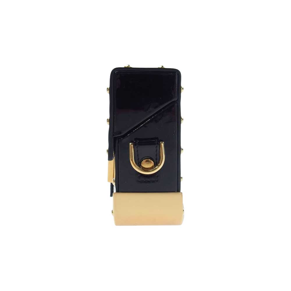 FENDI フェンディ 7VA507A バゲット トランク スモール FFジャカードファブリック バッグ ブラック系【美品】【中古】