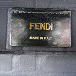 FENDI フェンディ 7VA507A バゲット トランク スモール FFジャカードファブリック バッグ ブラック系【美品】【中古】
