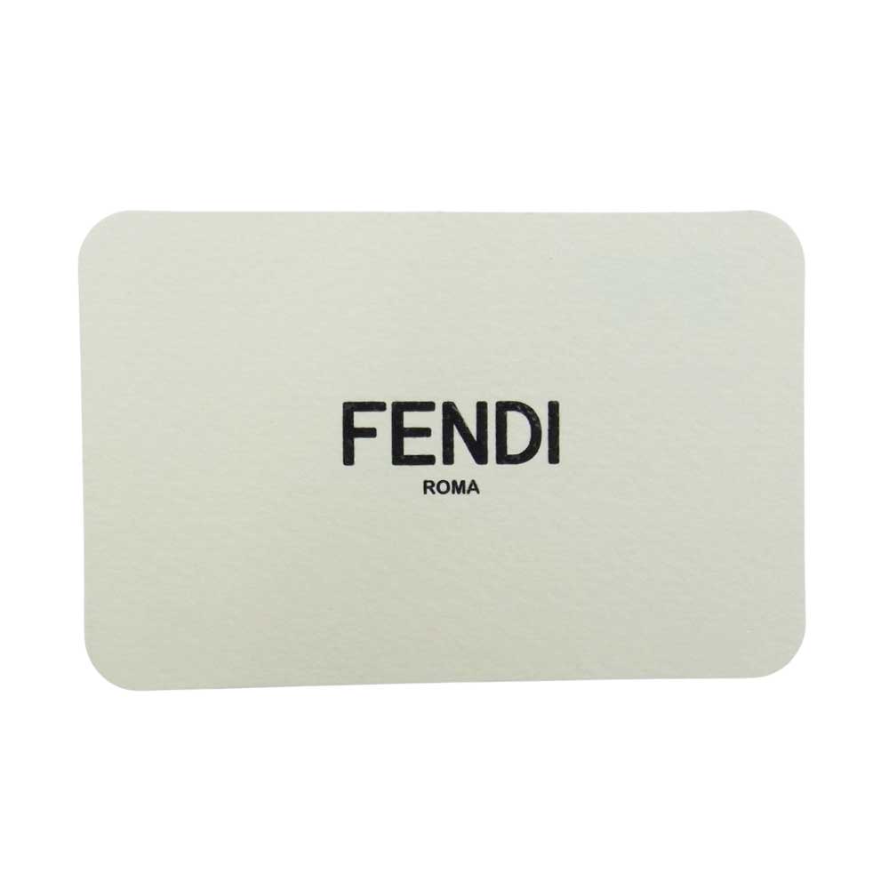 FENDI フェンディ 7VA507A バゲット トランク スモール FFジャカードファブリック バッグ ブラック系【美品】【中古】