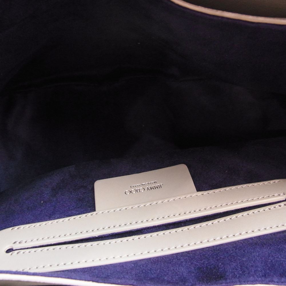 JIMMY CHOO ジミーチュウ アーティー ベージュ スエード レザー ショルダー バッグ ベージュ系【中古】