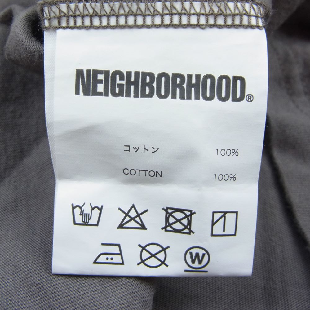 NEIGHBORHOOD ネイバーフッド 21SS BONES L/S TEE ボーン 長袖 Tシャツ グレー グレー系 L【中古】