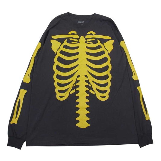NEIGHBORHOOD ネイバーフッド 21SS BONES L/S TEE ボーン 長袖 Tシャツ グレー系 L【中古】